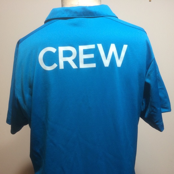 Jeunesse Shirt Sz L Womens Blue Polo Top Dri-Fit - Picture 3 of 8